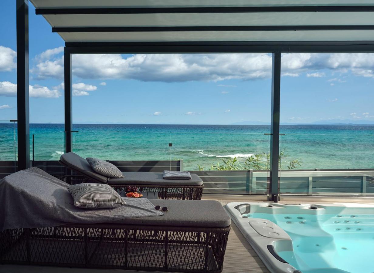 Blue View Villa - Coastal Elegance With Swim Spa, By Zantewize Alykanas  Exterior foto
